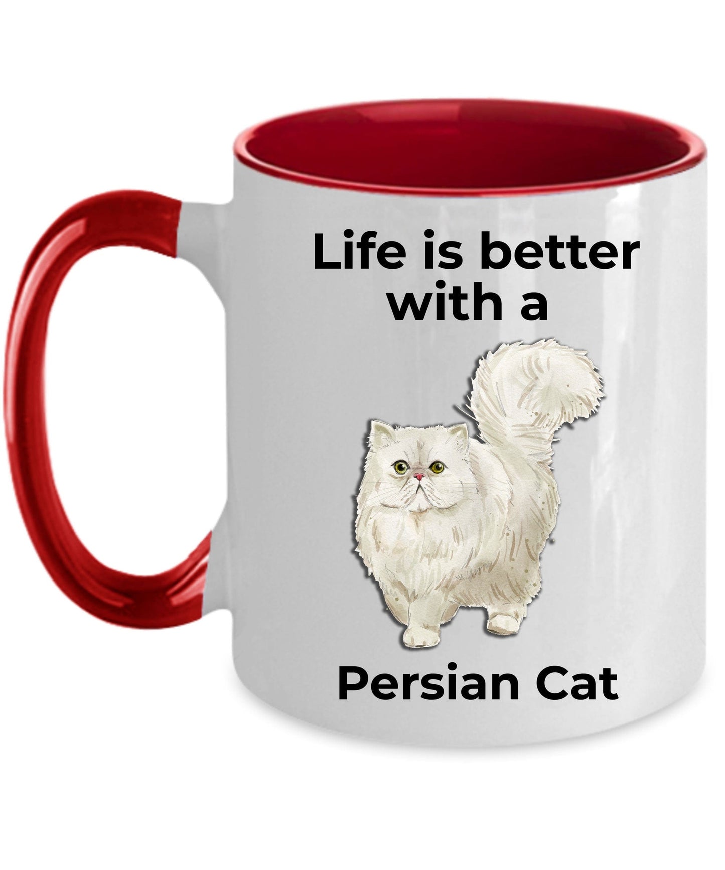 Persian Cat Coffee Mug - Life is Better
