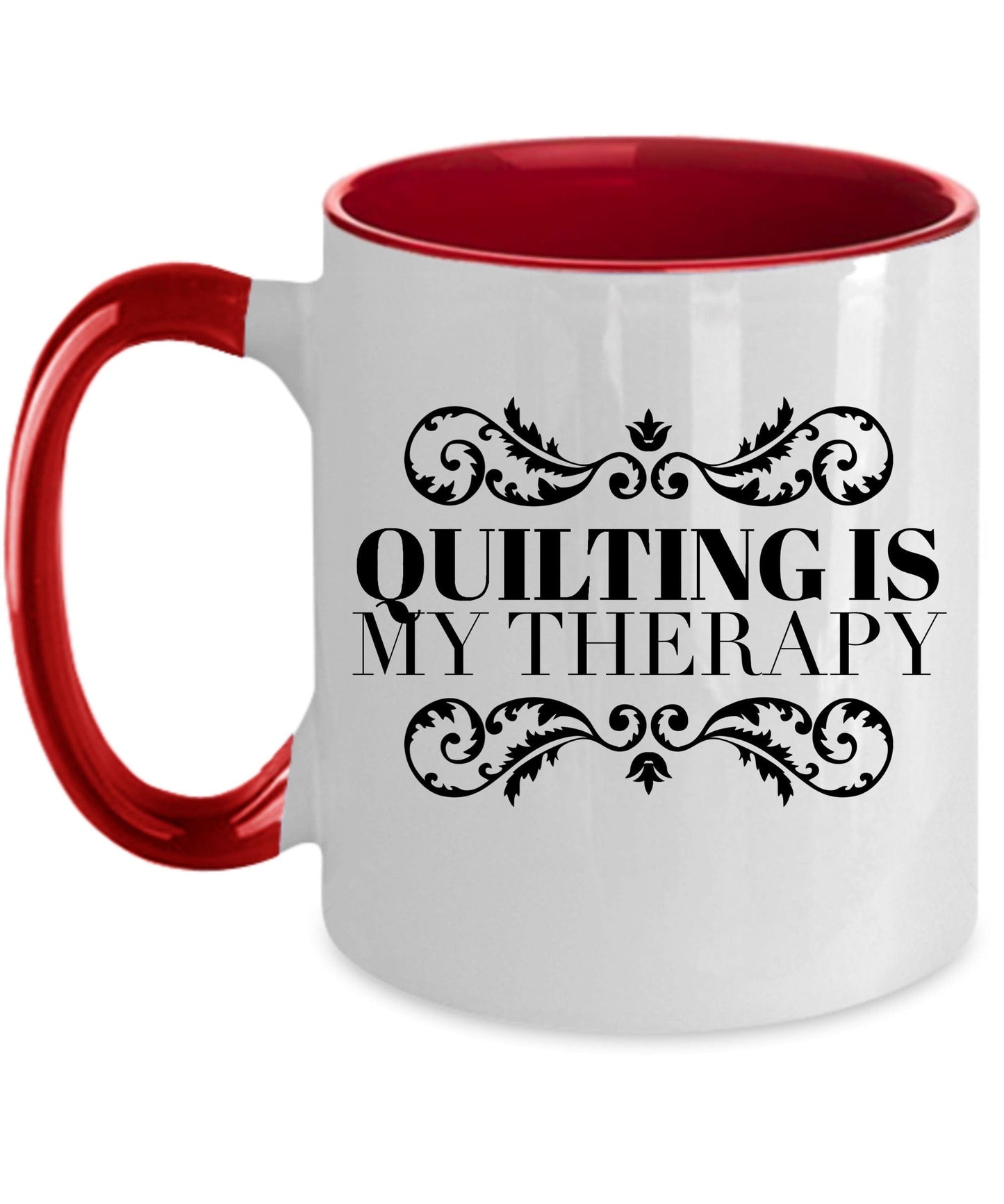 Quilter Gift - Quilting Is My Therapy Coffee Mug