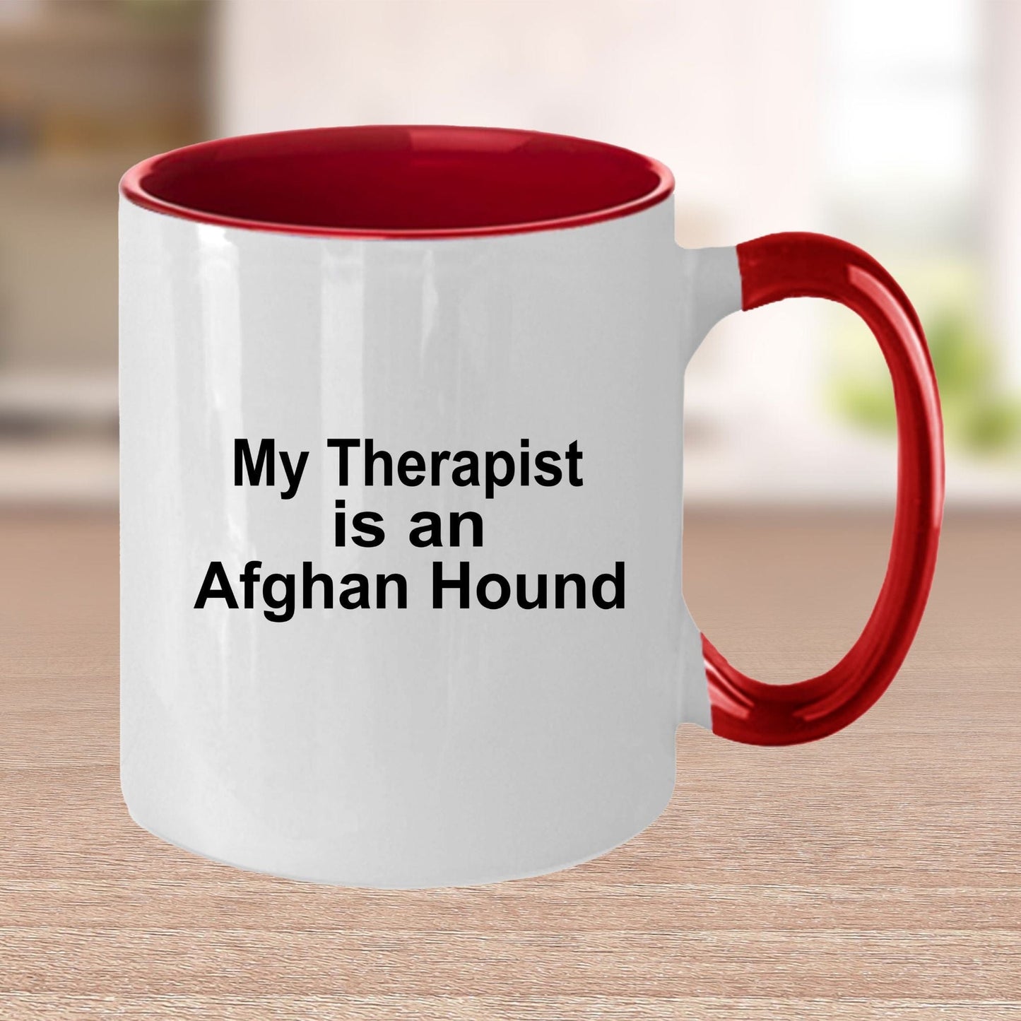 Afghan Hound Dog Therapist Coffee Mug