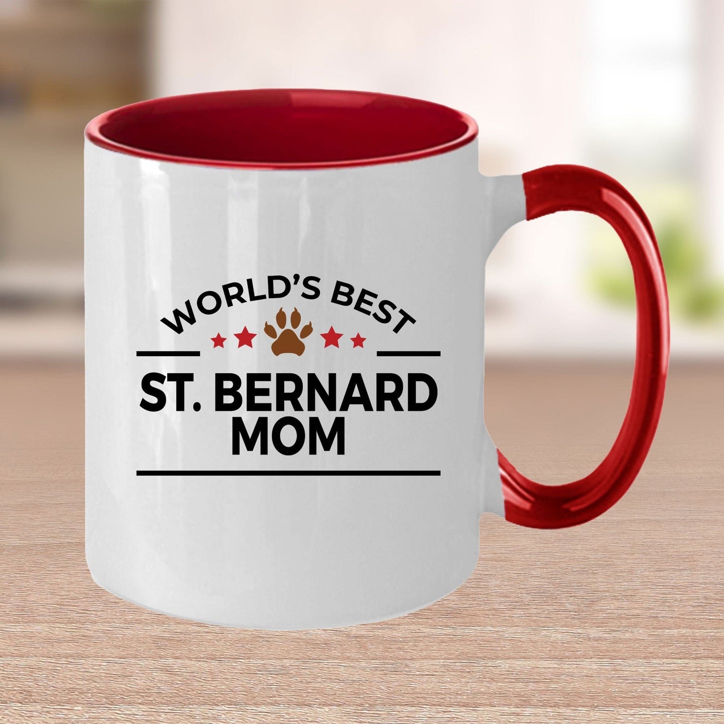 St. Bernard Dog Mom Coffee Mug