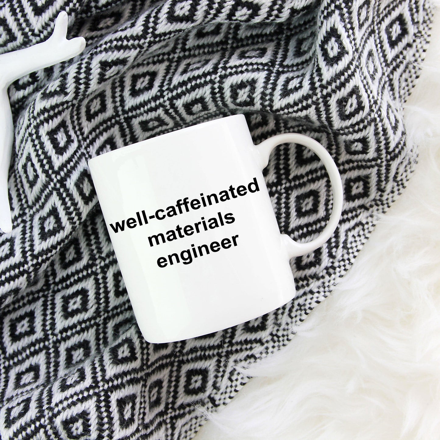 Materials Engineer White Ceramic Coffee Mug Makes a Great Funny Sarcastic Gift