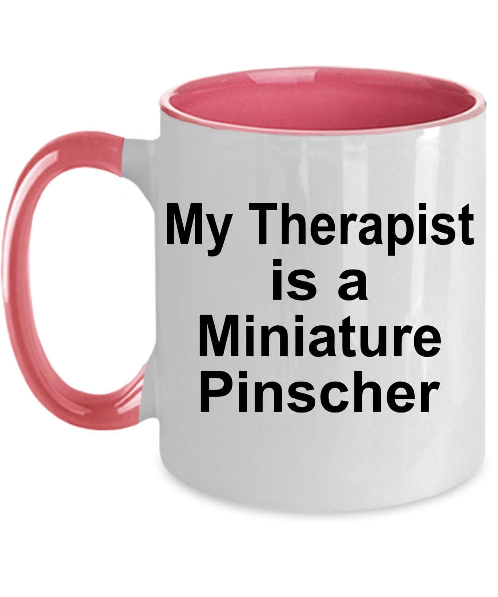 Miniature Pinscher Dog Therapist Coffee Mug