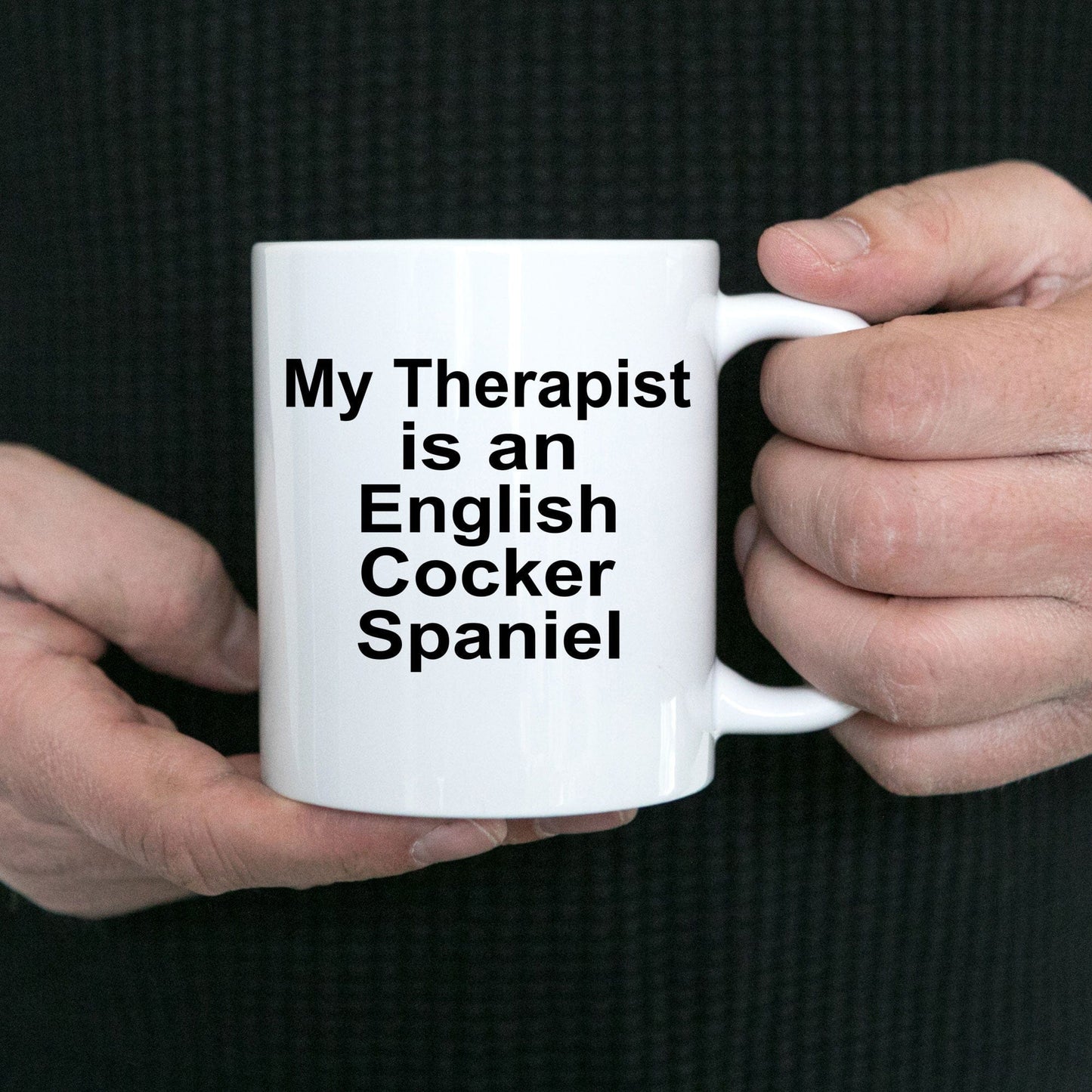 English Cocker Spaniel Dog Therapist Mug