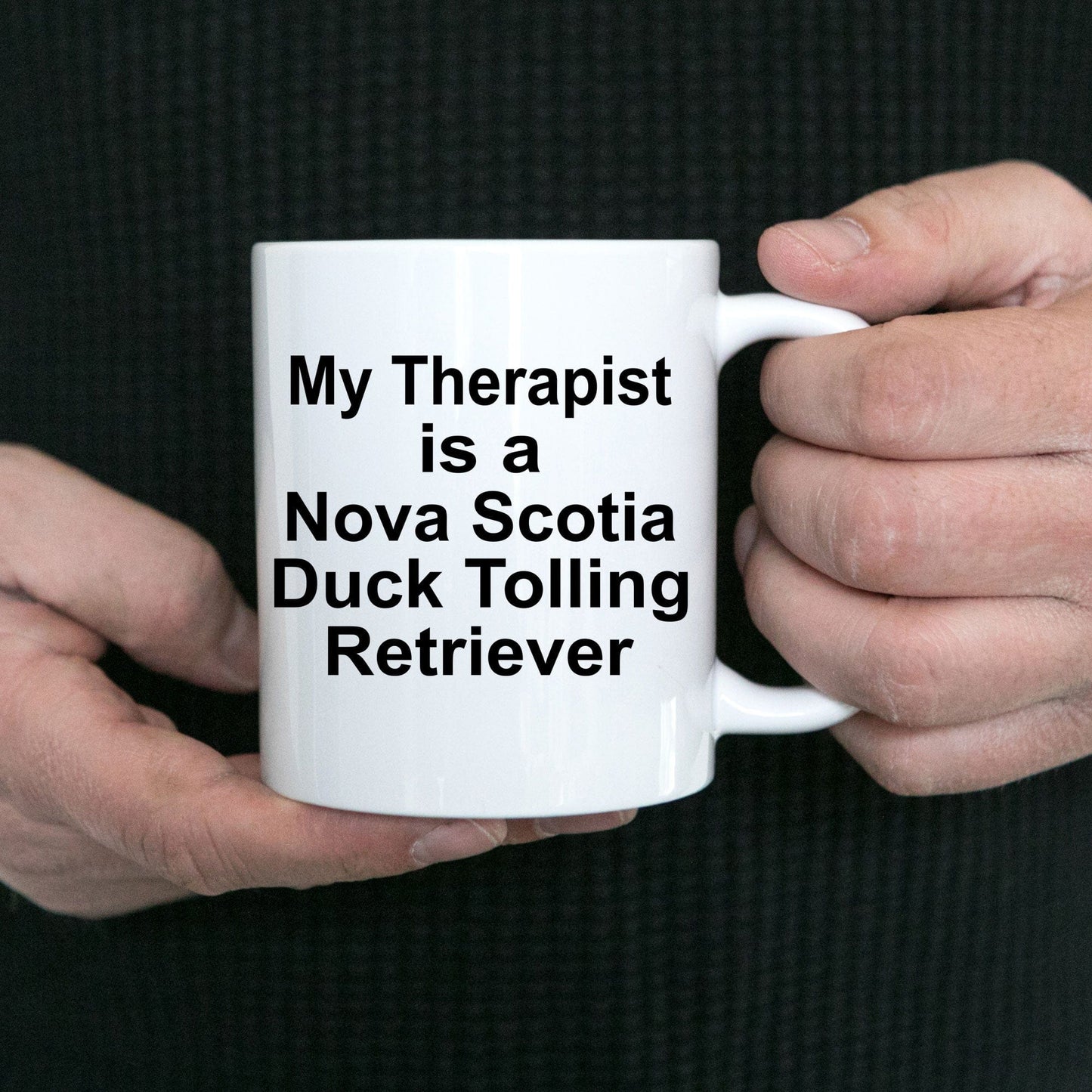 Nova Scotia Duck Tolling Retriever Dog Therapist Coffee Mug