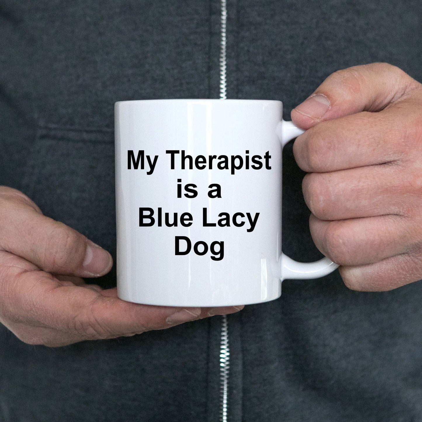 Blue Lacy Dog Therapist Coffee Mug