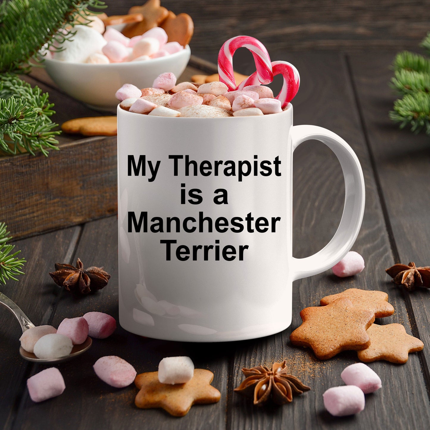 Manchester Terrier Dog Therapist Coffee Mug