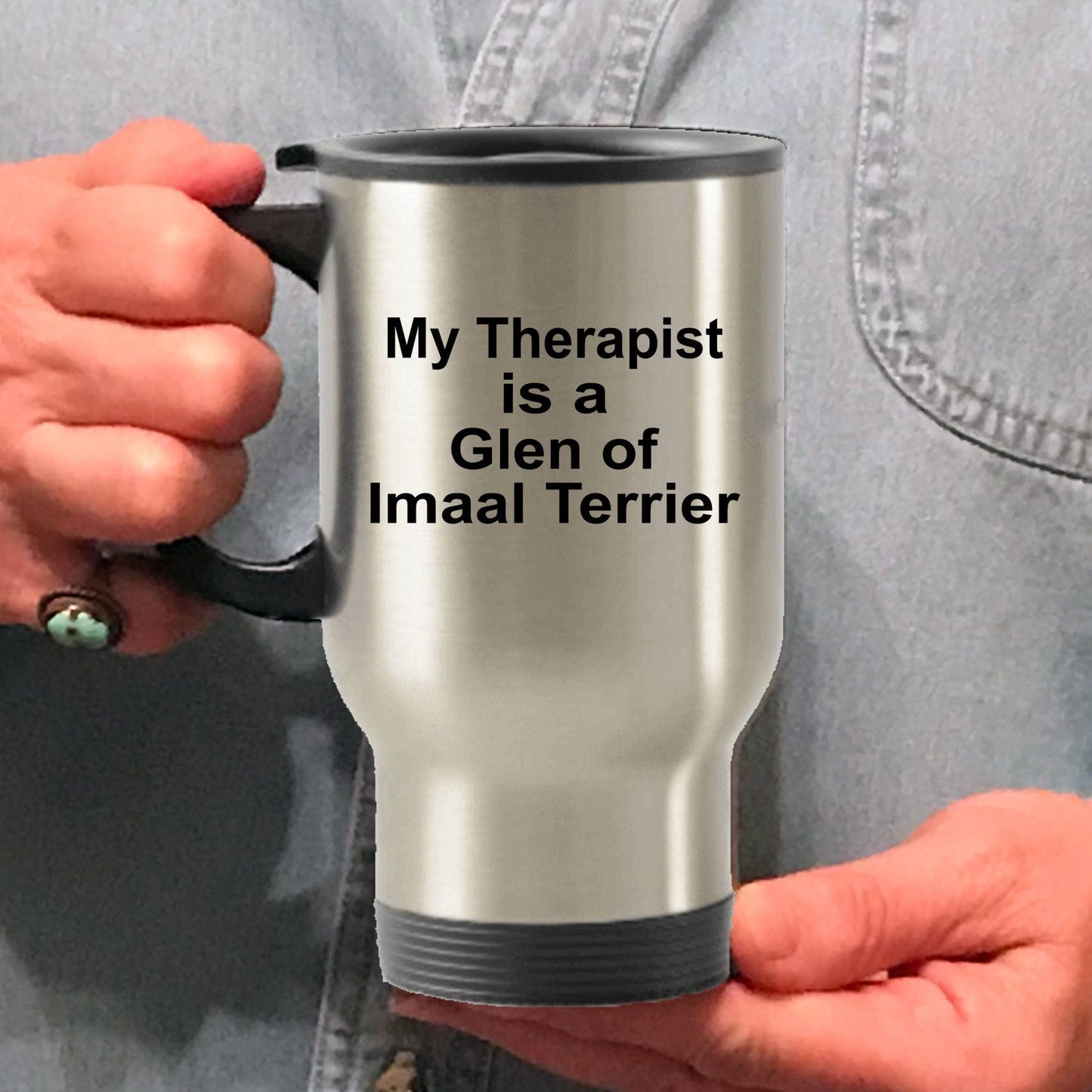 Glen of Imaal Terrier Dog Therapist Travel Coffee Mug