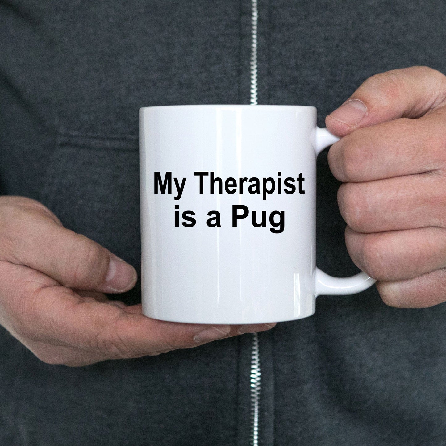 Pug Dog Therapist Coffee Mug