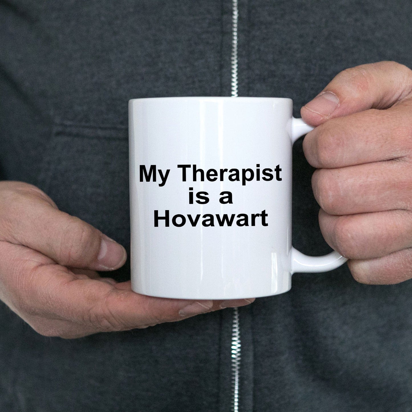 Hovawart Dog Owner Lover Funny Gift Therapist White Ceramic Coffee Mug