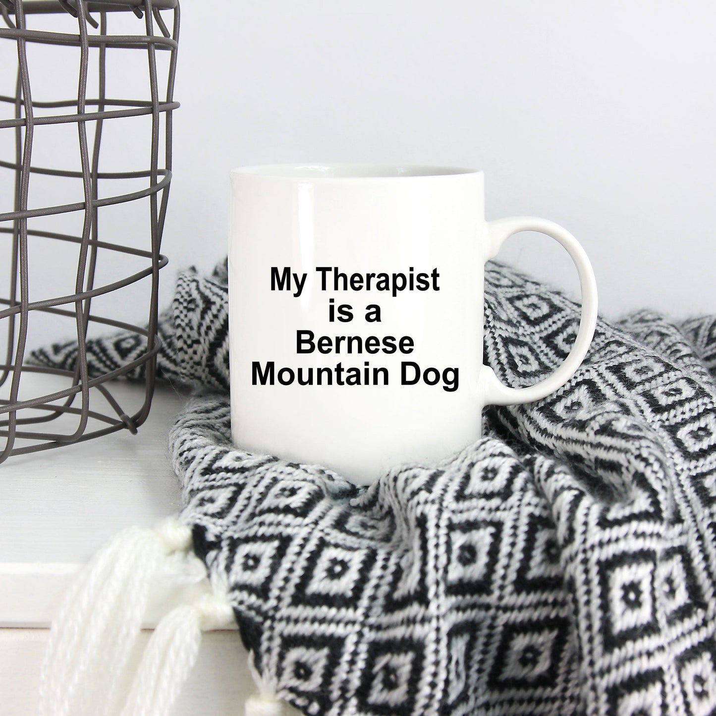 Bernese Mountain Dog Therapist Coffee Mug