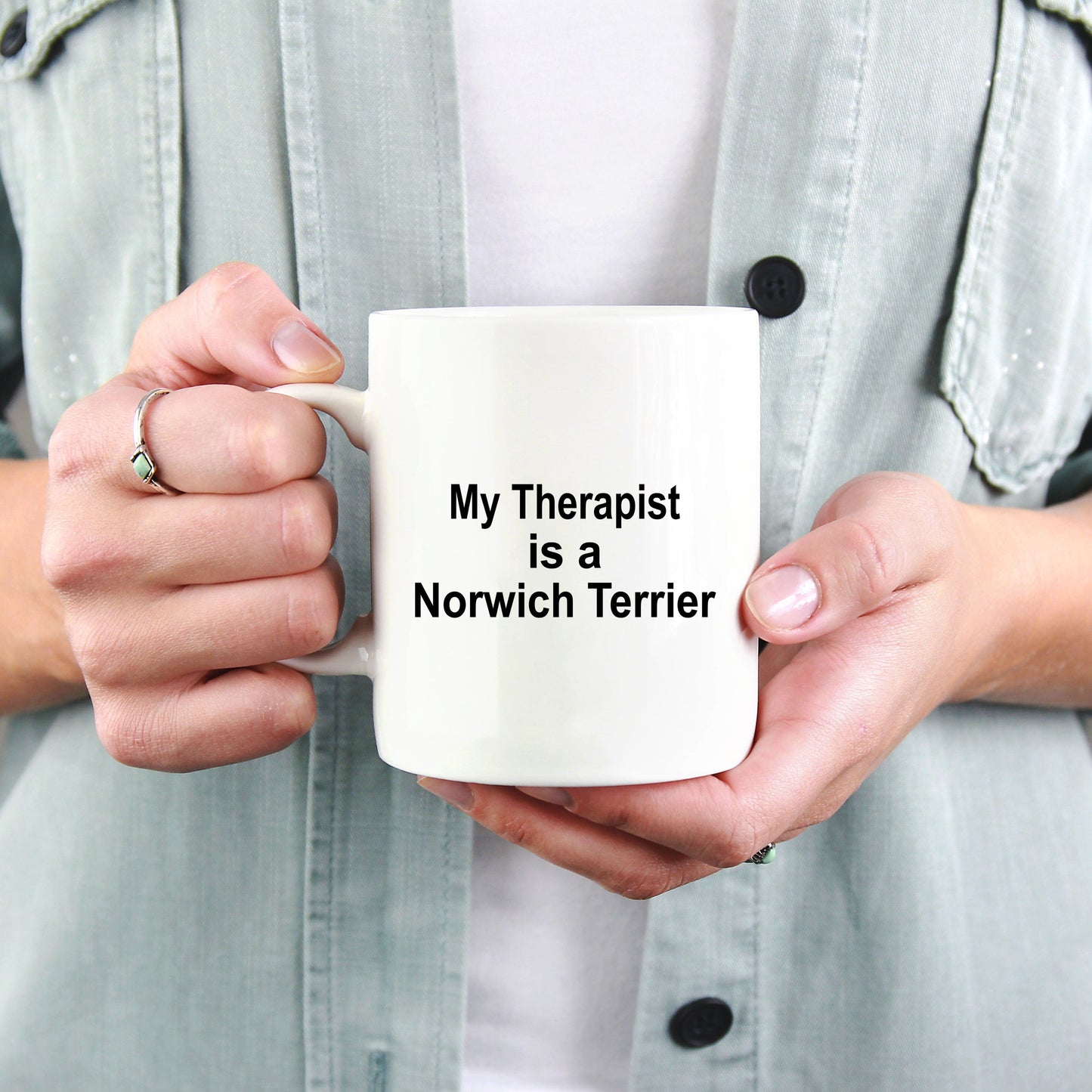 Norwich Terrier Dog Therapist Coffee Mug
