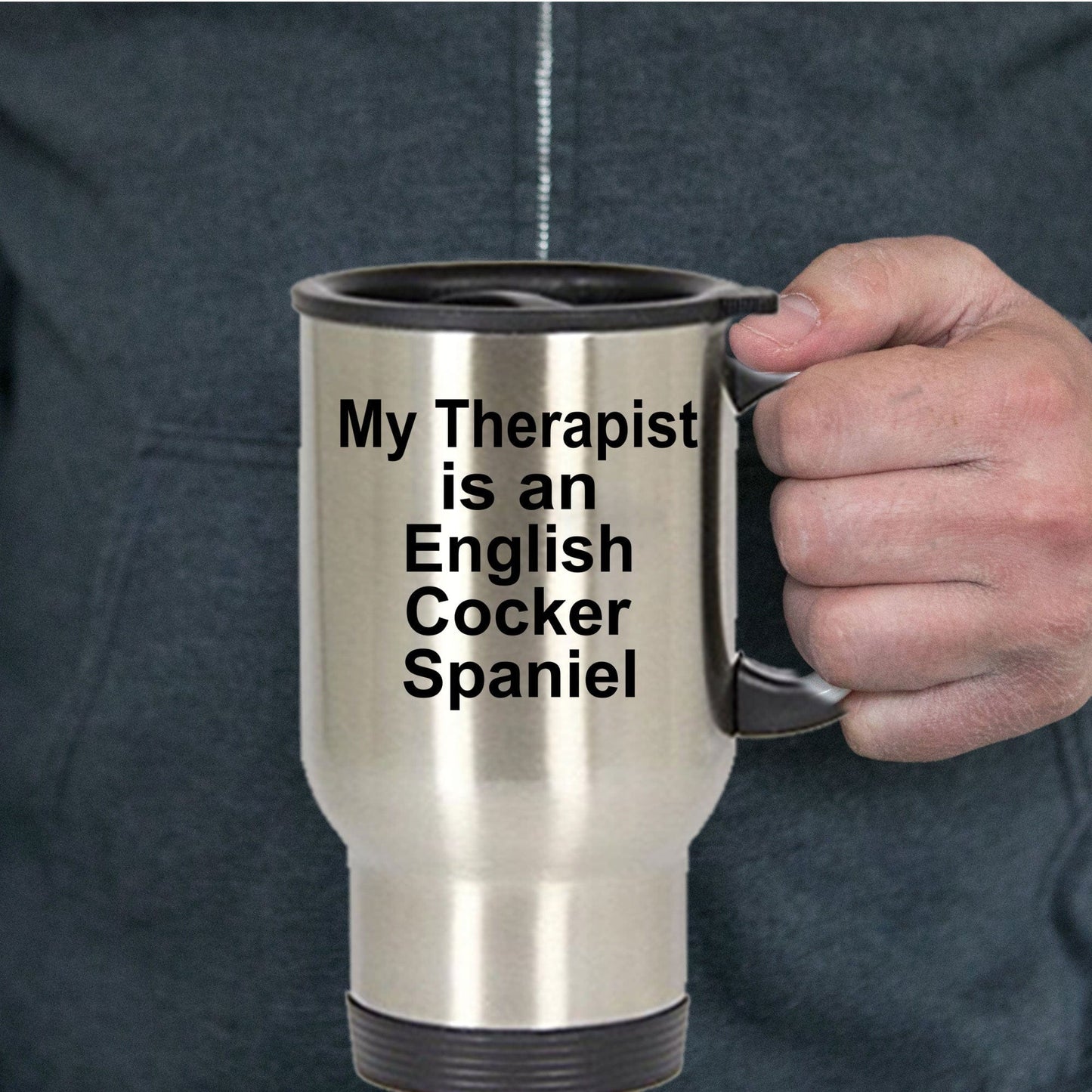 English Cocker Spaniel Dog Therapist Travel Mug