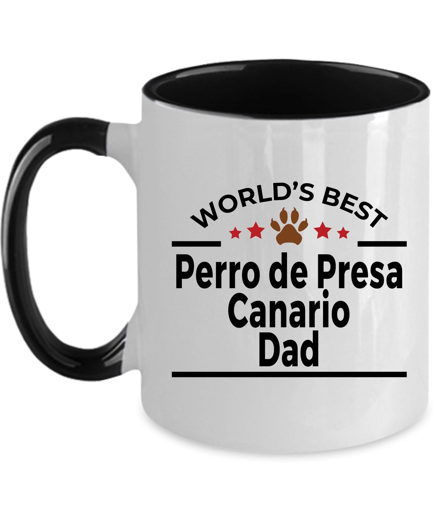 Perro de Presa Canario World's Best Dog Dad Ceramic Coffee Mug