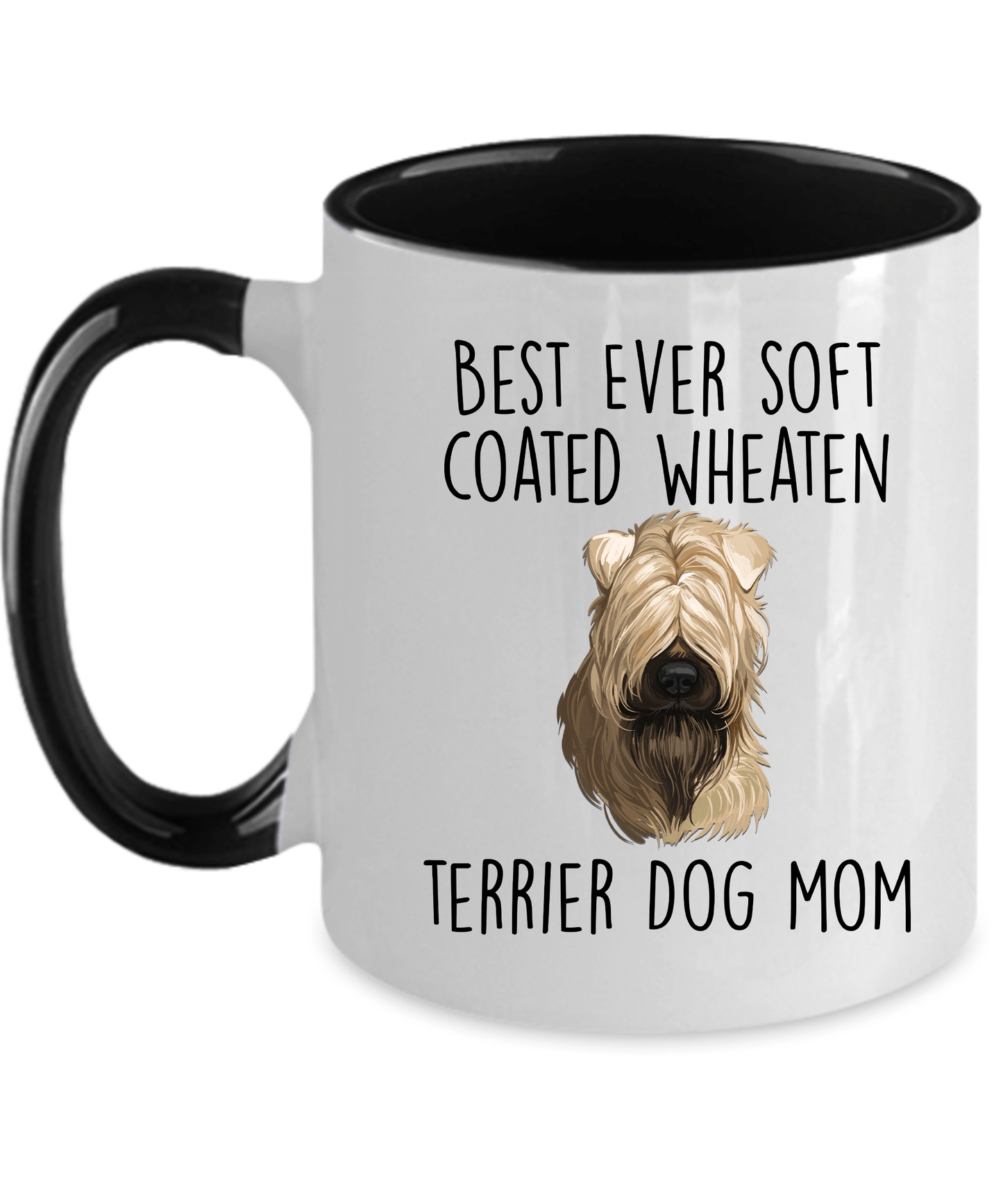 Best Ever Soft Coated Wheaten Terrier Dog Mom Ceramic Coffee Mug