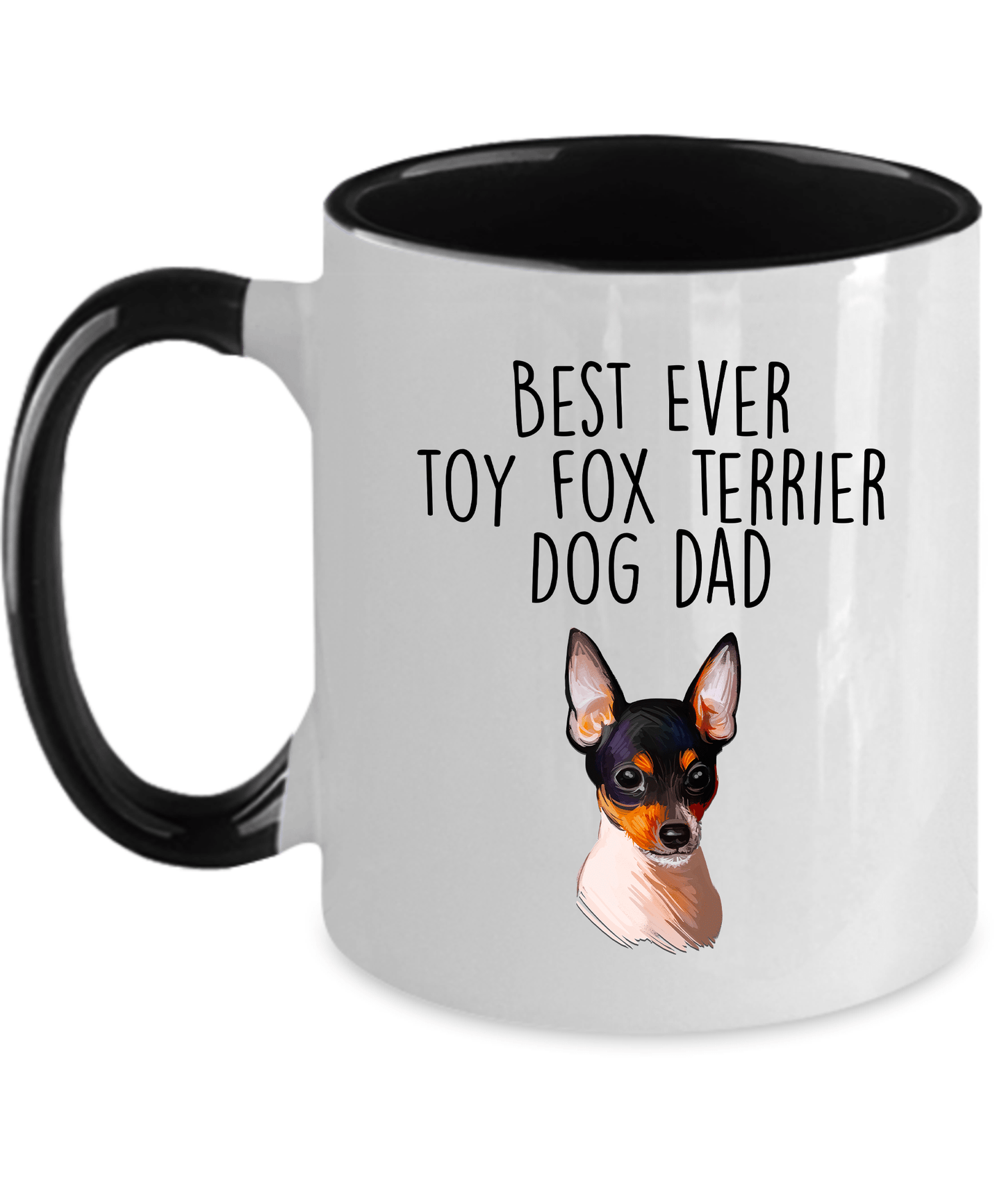 Toy Fox Terrier Dog Dad Coffee Mug