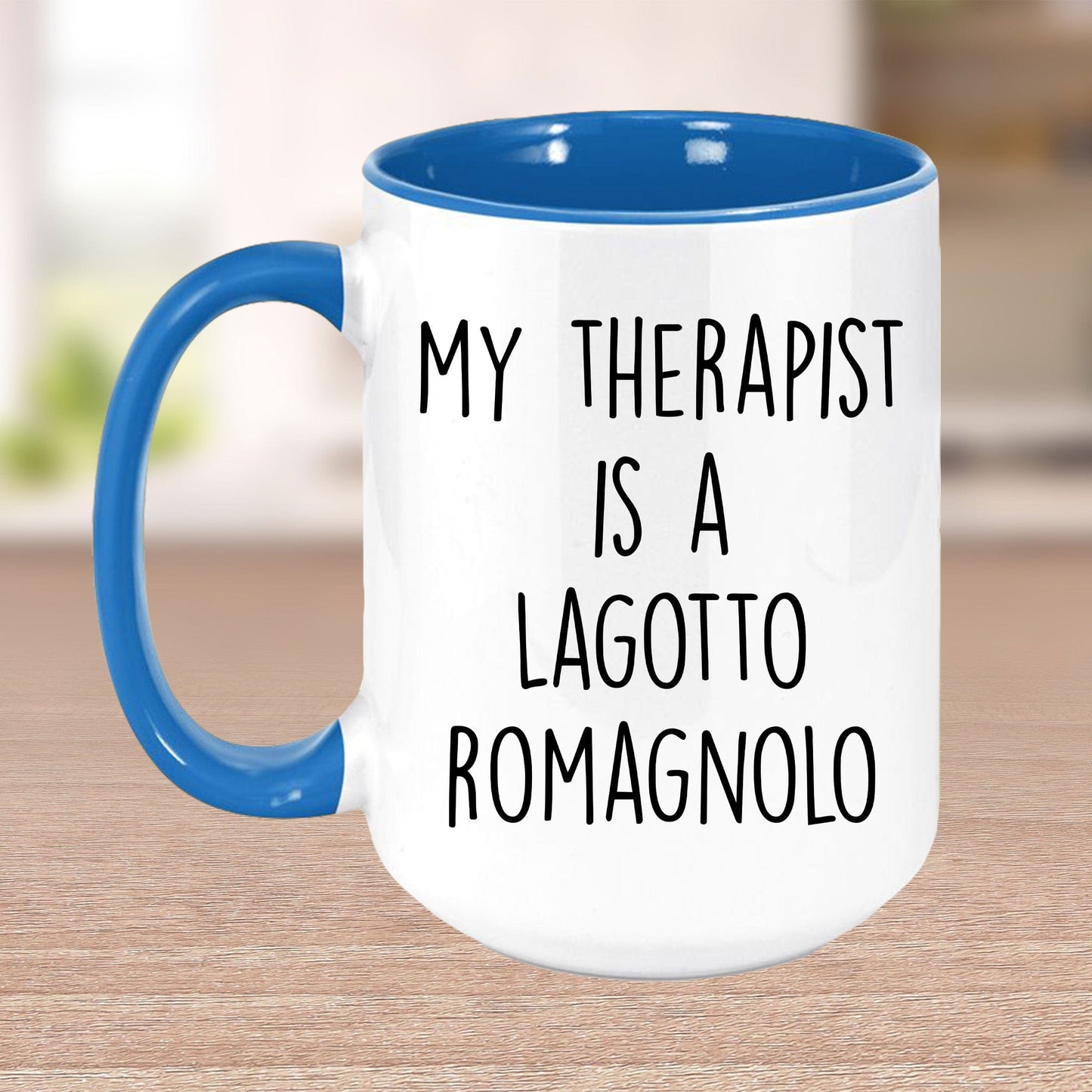 Lagotto Romagnolo Dog Owner Lover Funny Gift Therapist White Ceramic Coffee Mug