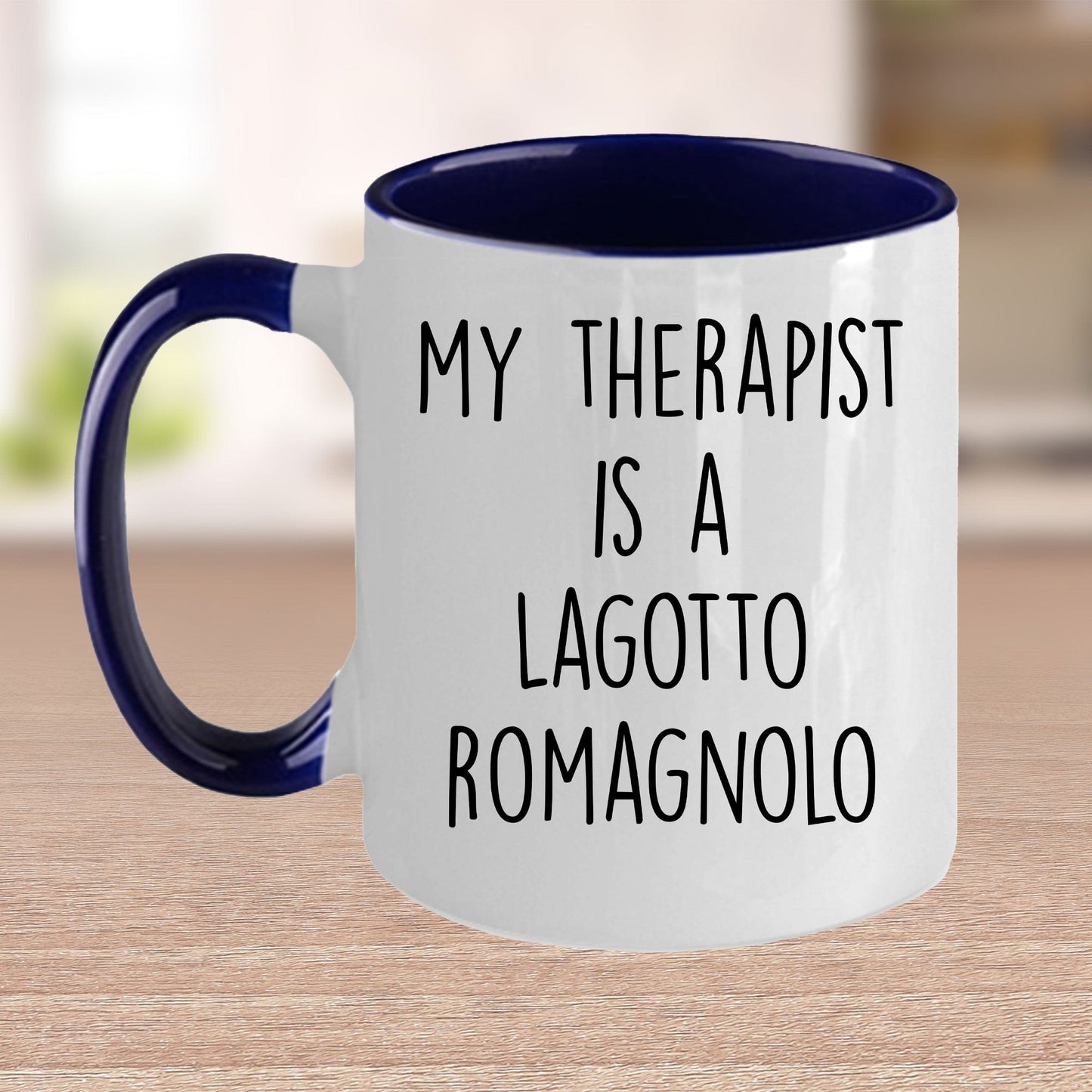 Lagotto Romagnolo Dog Owner Lover Funny Gift Therapist White Ceramic Coffee Mug