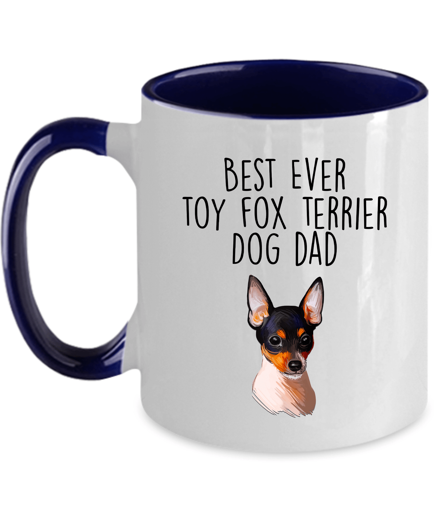 Toy Fox Terrier Dog Dad Coffee Mug