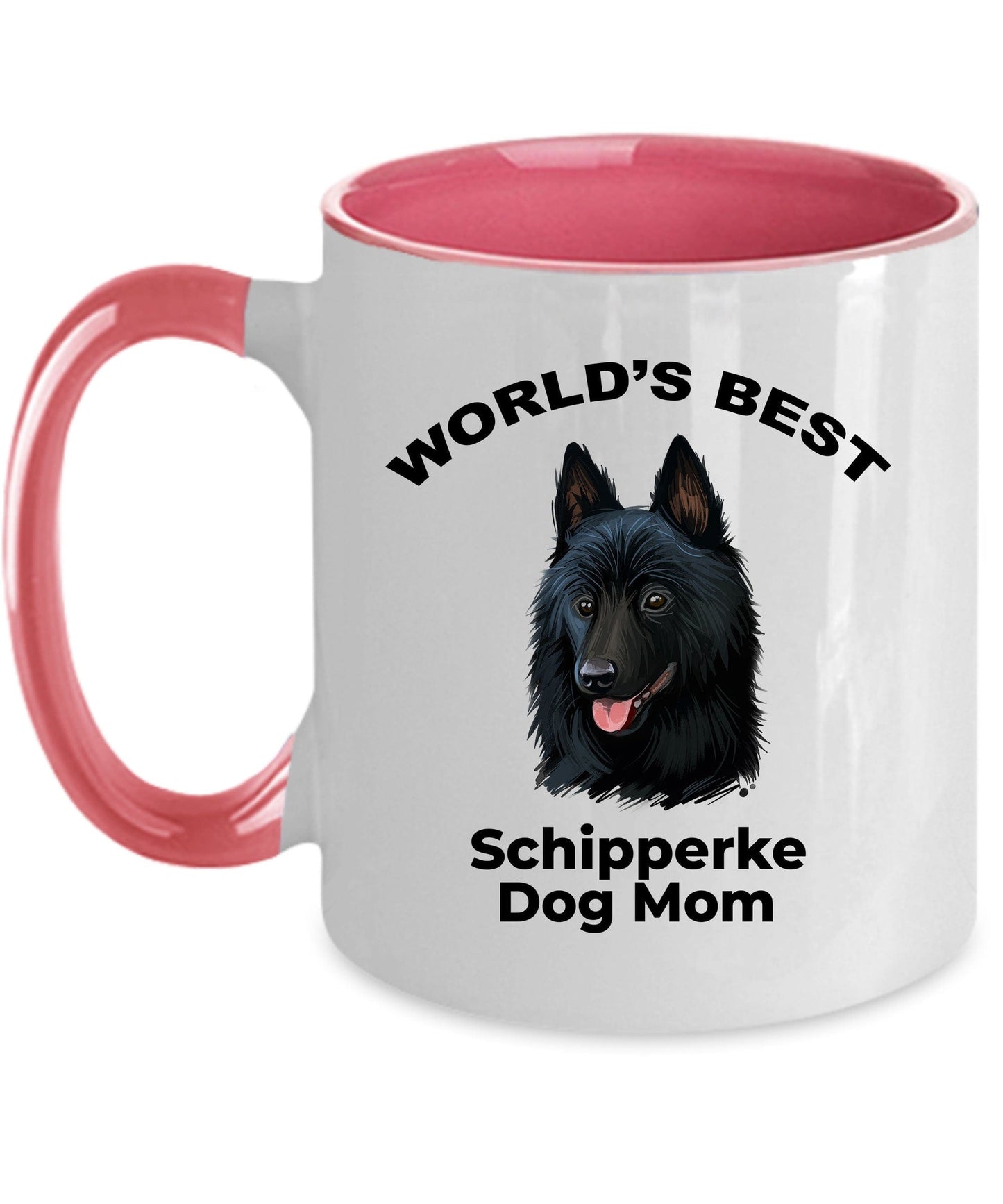 Schipperke Best Dog Mom Custom Coffee Mug