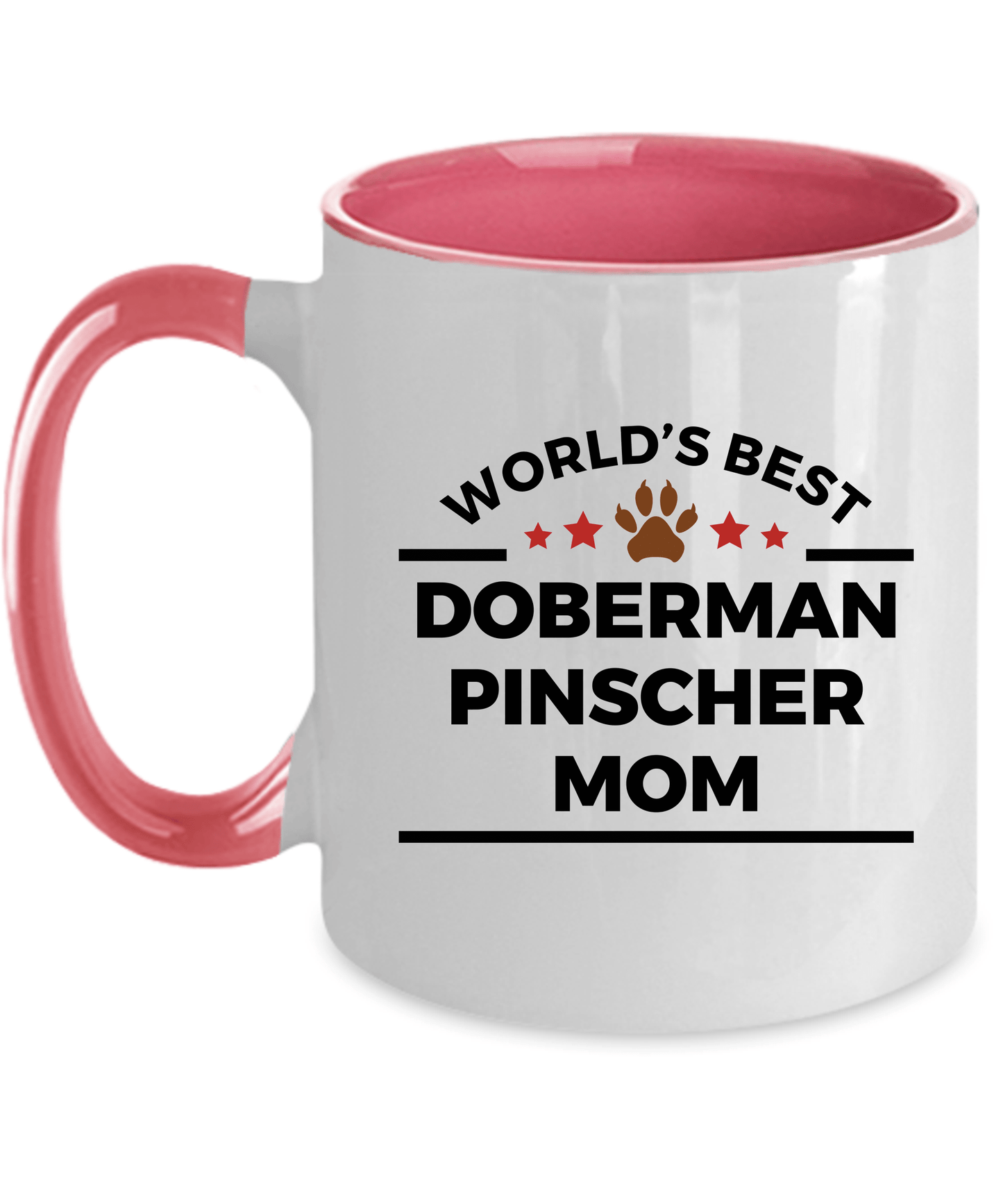 Doberman Pinscher Dog Lover Gift World's Best Mom Mother's Day Birthday Coffee Mug