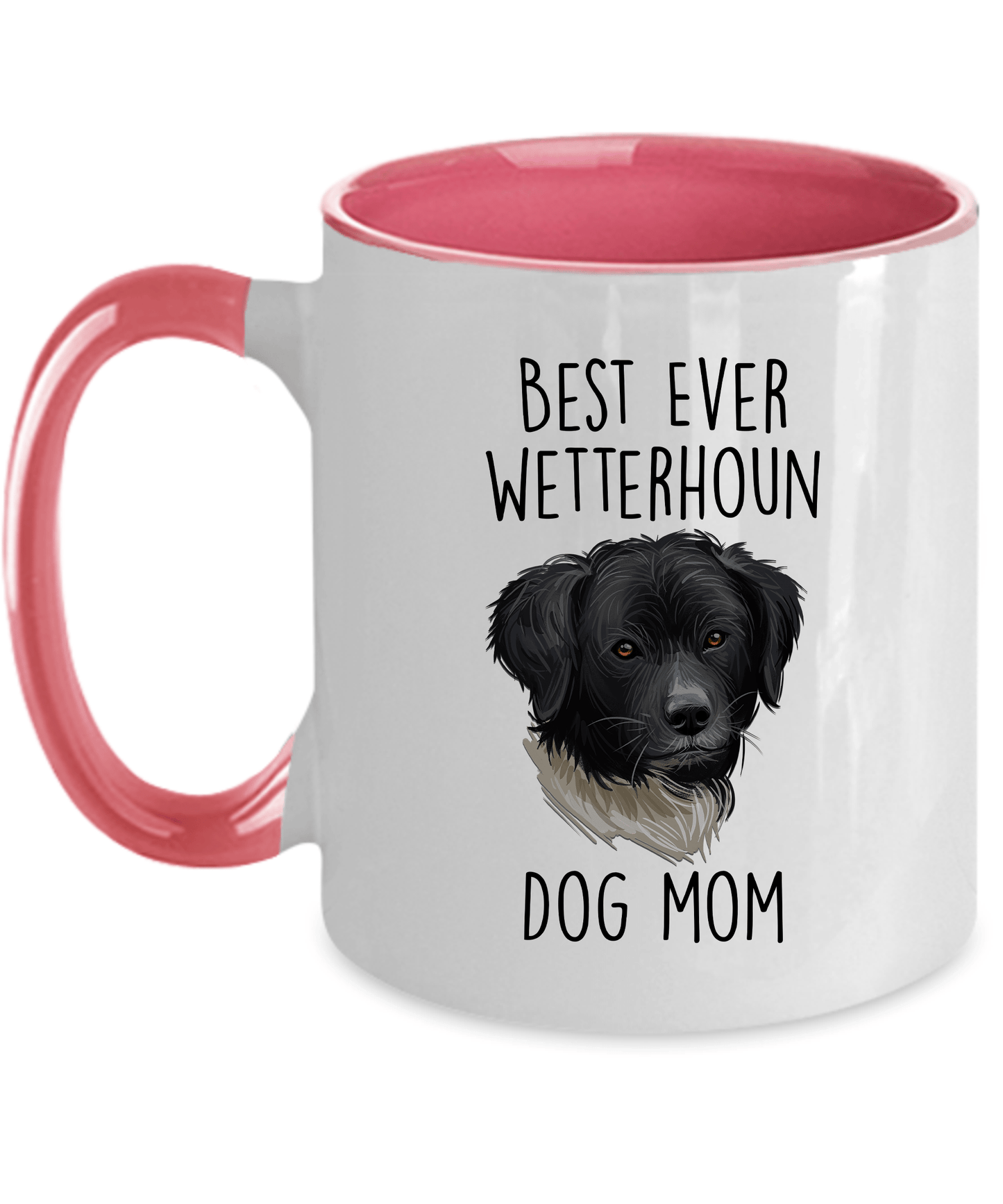 Best Ever Wetterhoun Dog Mom Custom Ceramic Coffee Mug