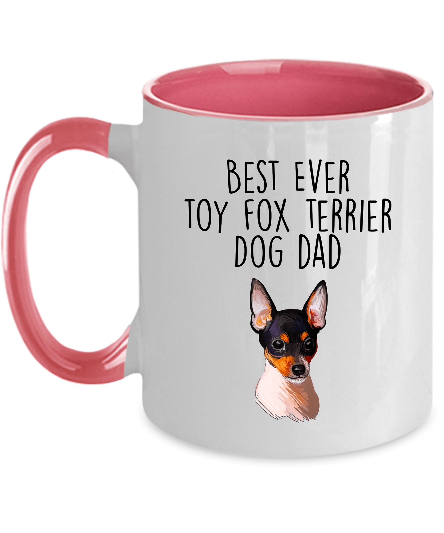 Toy Fox Terrier Dog Dad Coffee Mug