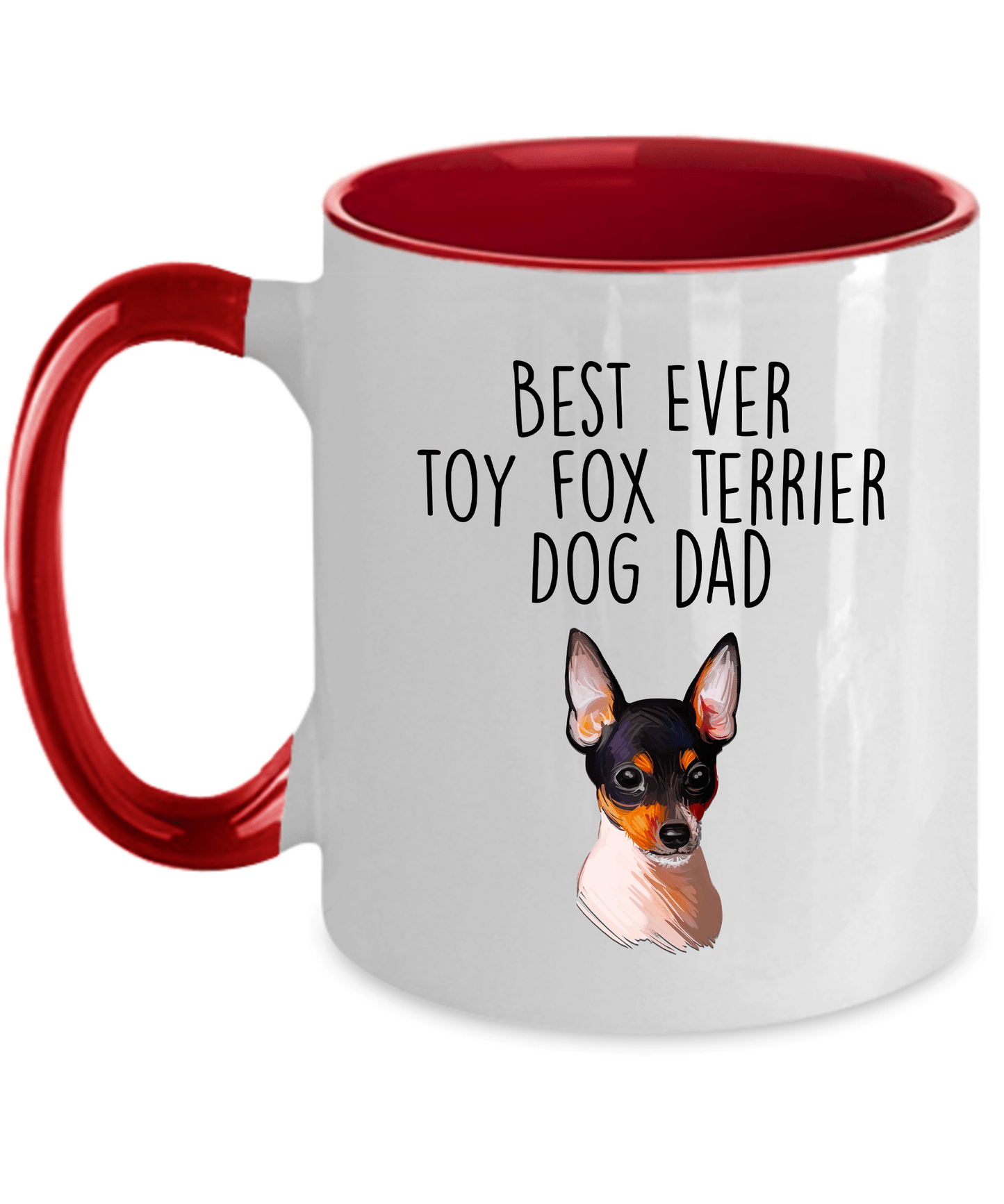 Toy Fox Terrier Dog Dad Coffee Mug