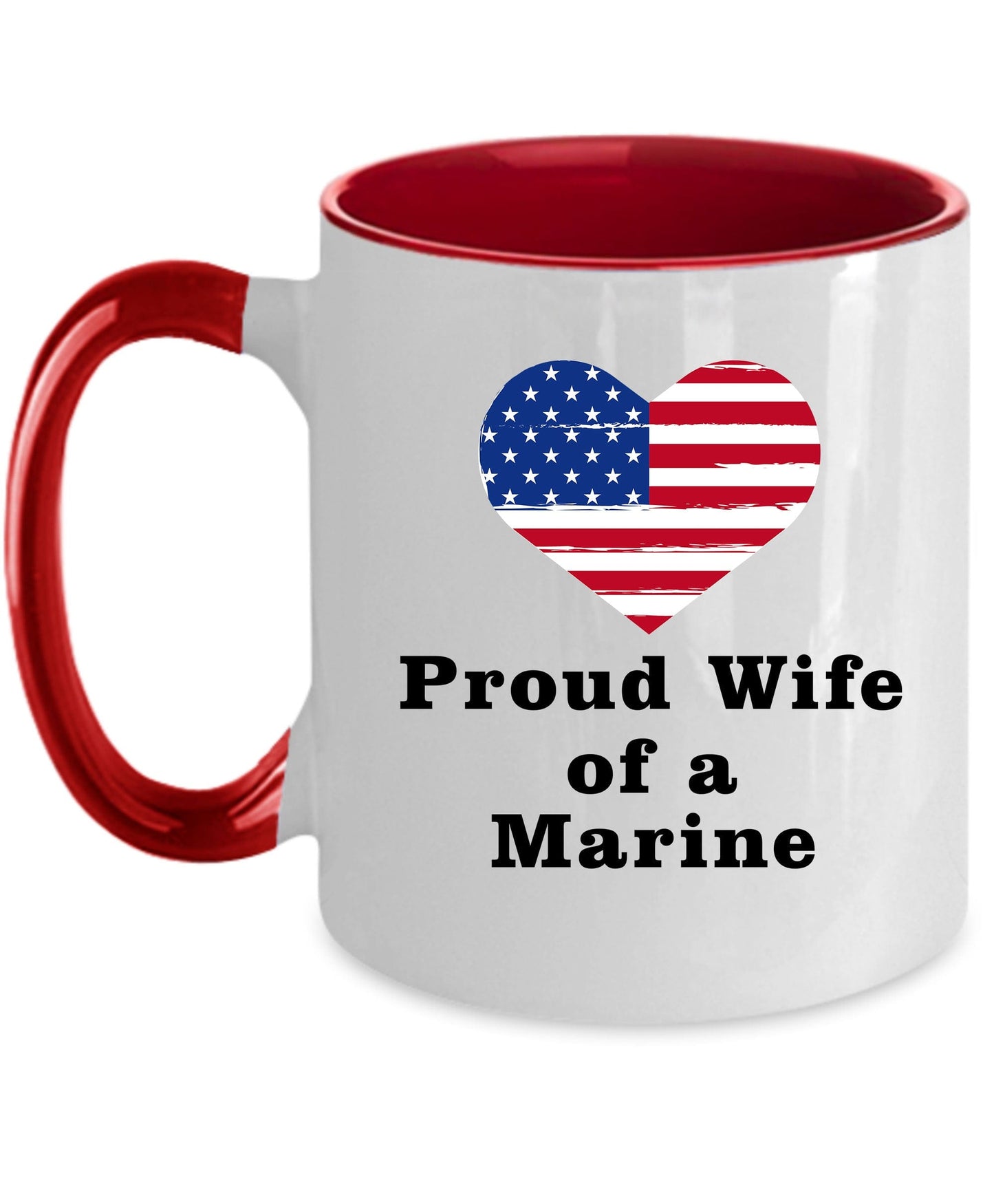 Proud Wife of a Marine Ceramic Coffee Mug