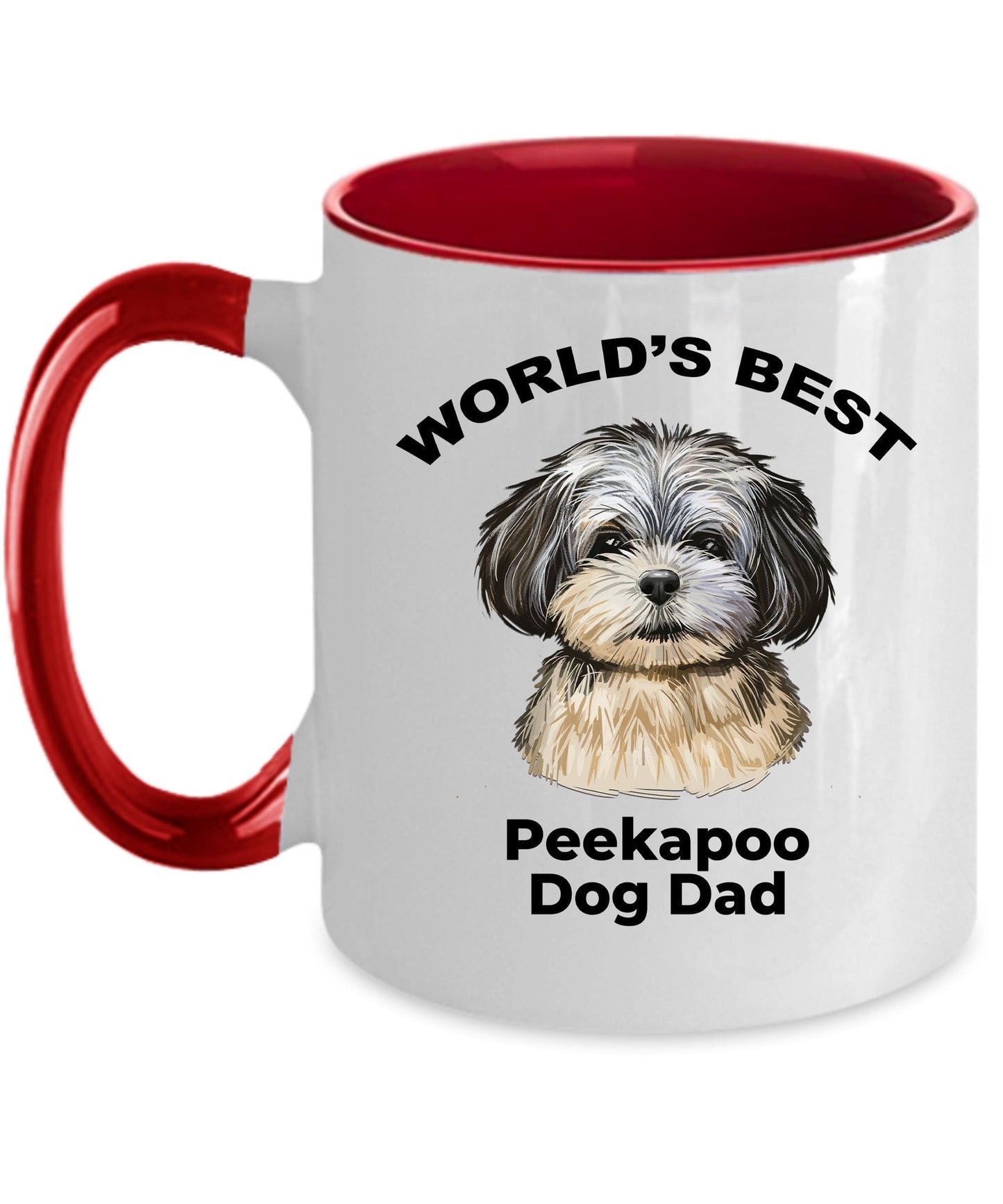 Peekapoo Best Dog Dad Coffee Mug