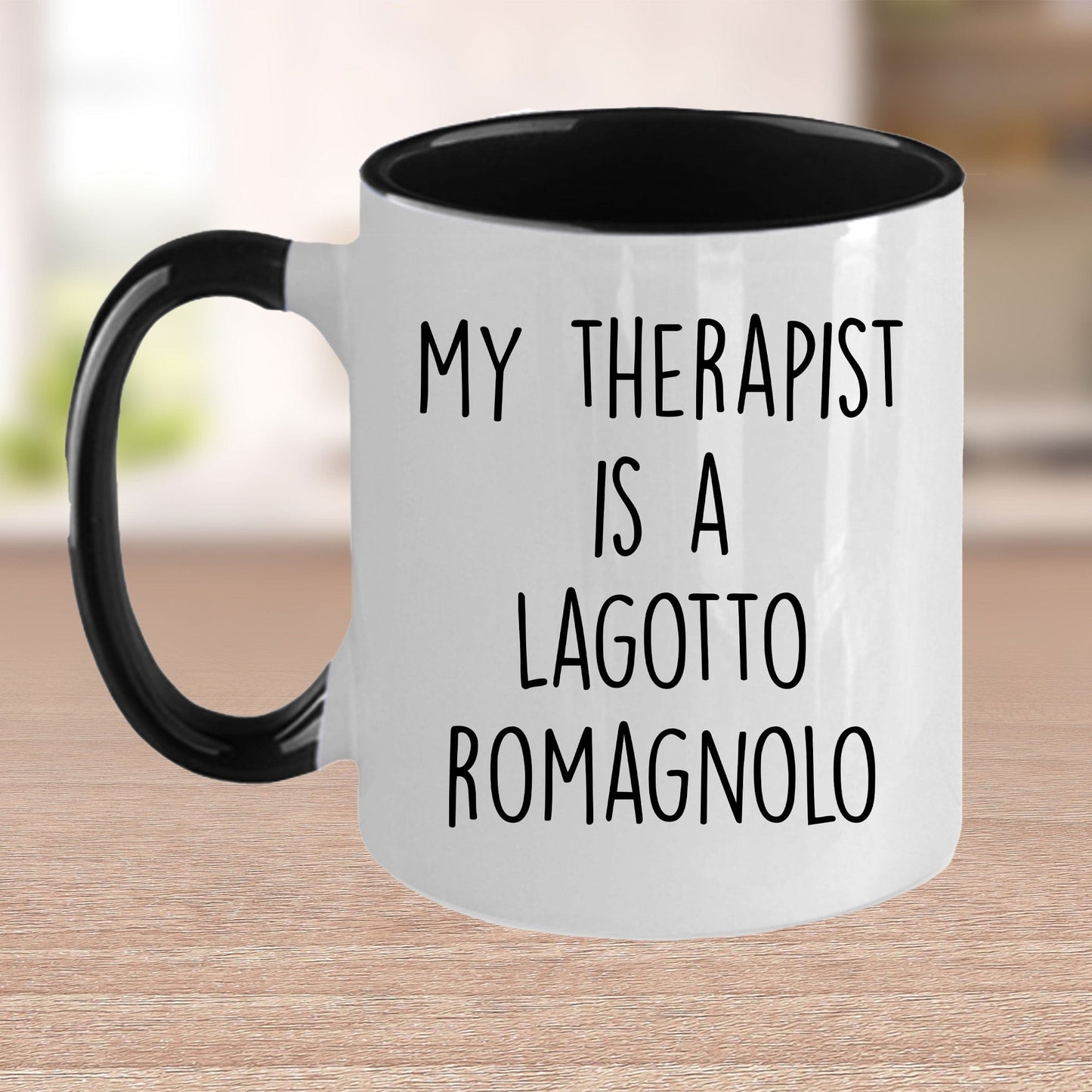 Lagotto Romagnolo Dog Owner Lover Funny Gift Therapist White Ceramic Coffee Mug