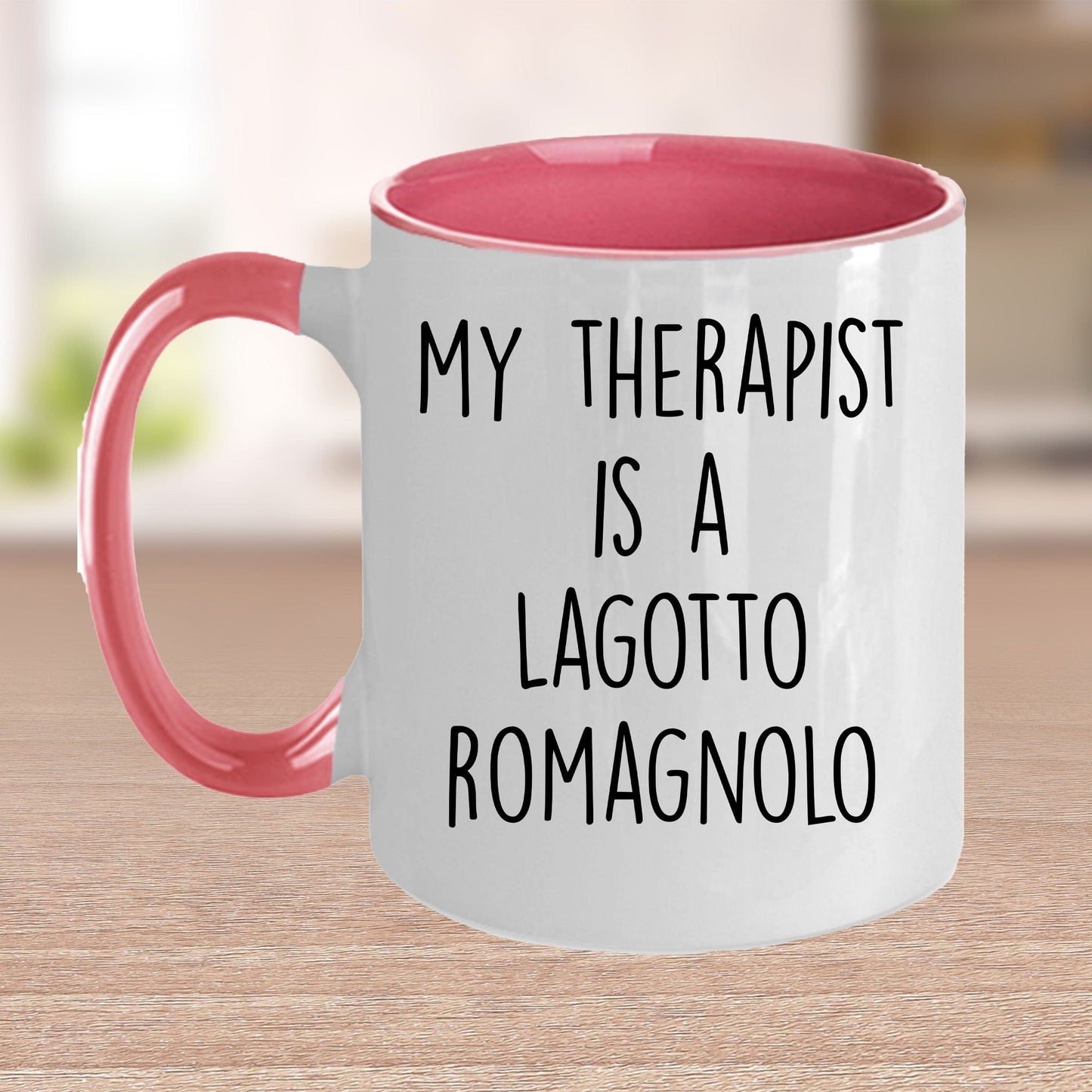 Lagotto Romagnolo Dog Owner Lover Funny Gift Therapist White Ceramic Coffee Mug