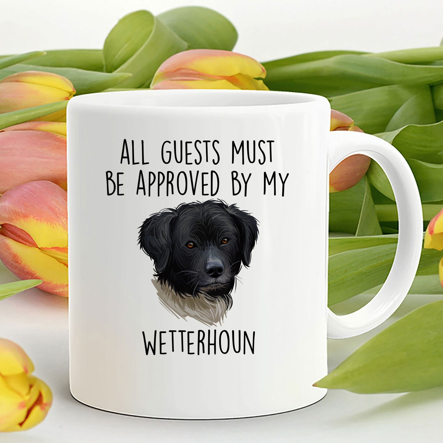 All Guests must be approved by My Wetterhoun Dog Ceramic Coffee mug