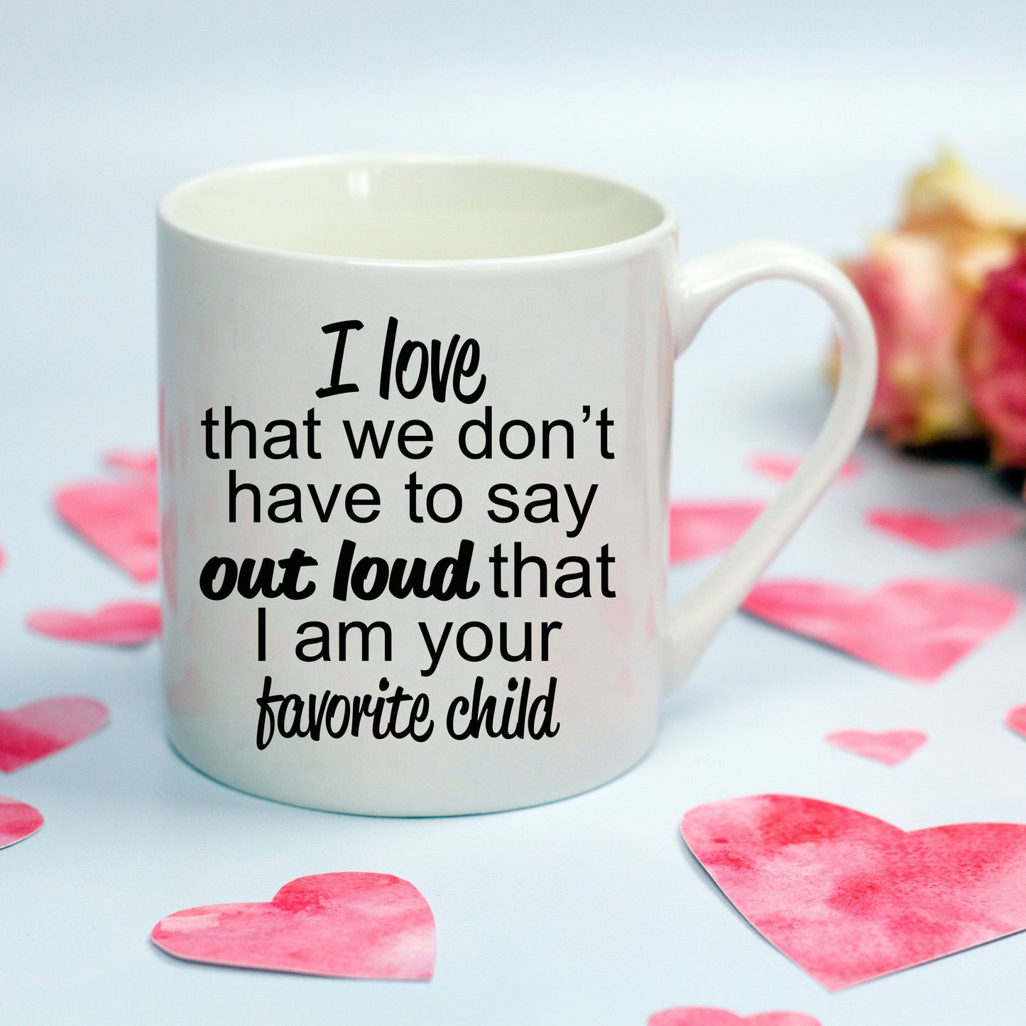 Favorite Child to Mother or Father Mug - Perfect Gift for Mother's Day or Father's Day