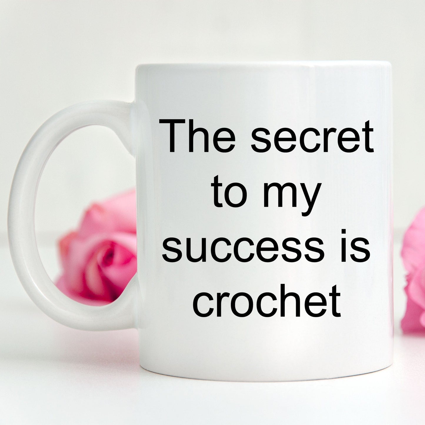 Crochet Lover Mug - The secret to my success is crochet funny coffee mug