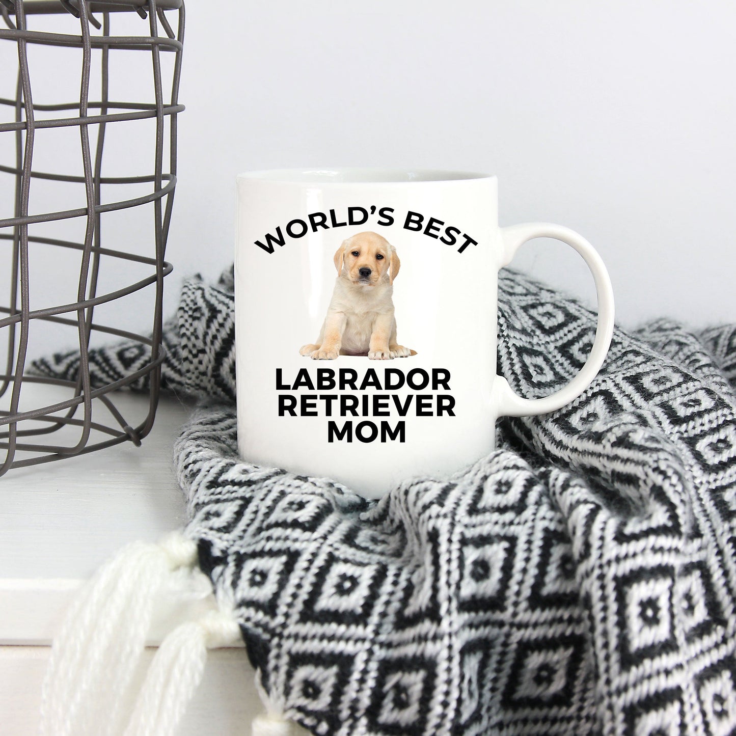 Labrador Retriever Yellow Puppy Dog Mom Coffee Mug