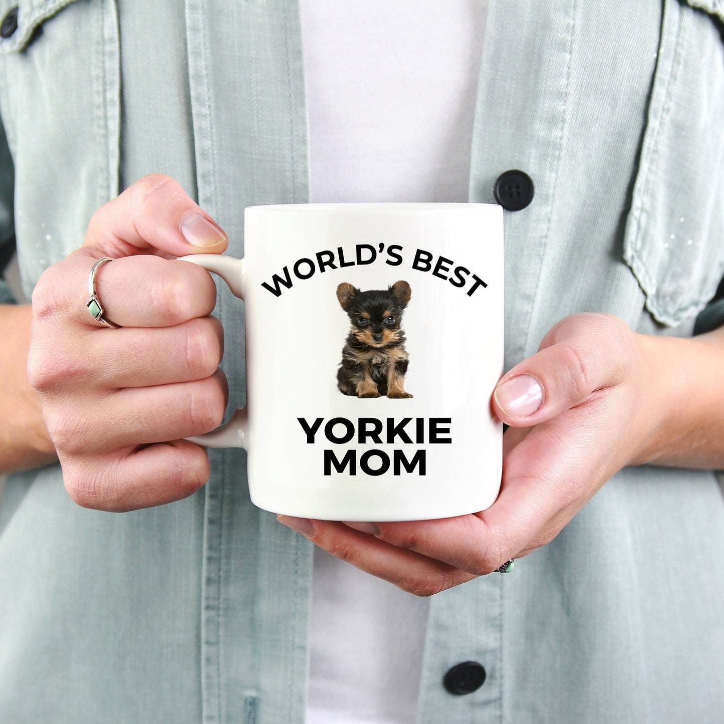 Yorkshire Terrier Puppy Dog Mom Coffee Mug