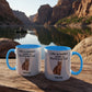 Burmese Cat Mug, Personalized Cat Name Coffee Cup, Life Is Better With a Burmese Cat Lover Gift, Color Accent Ceramic Mug for Cat Mom