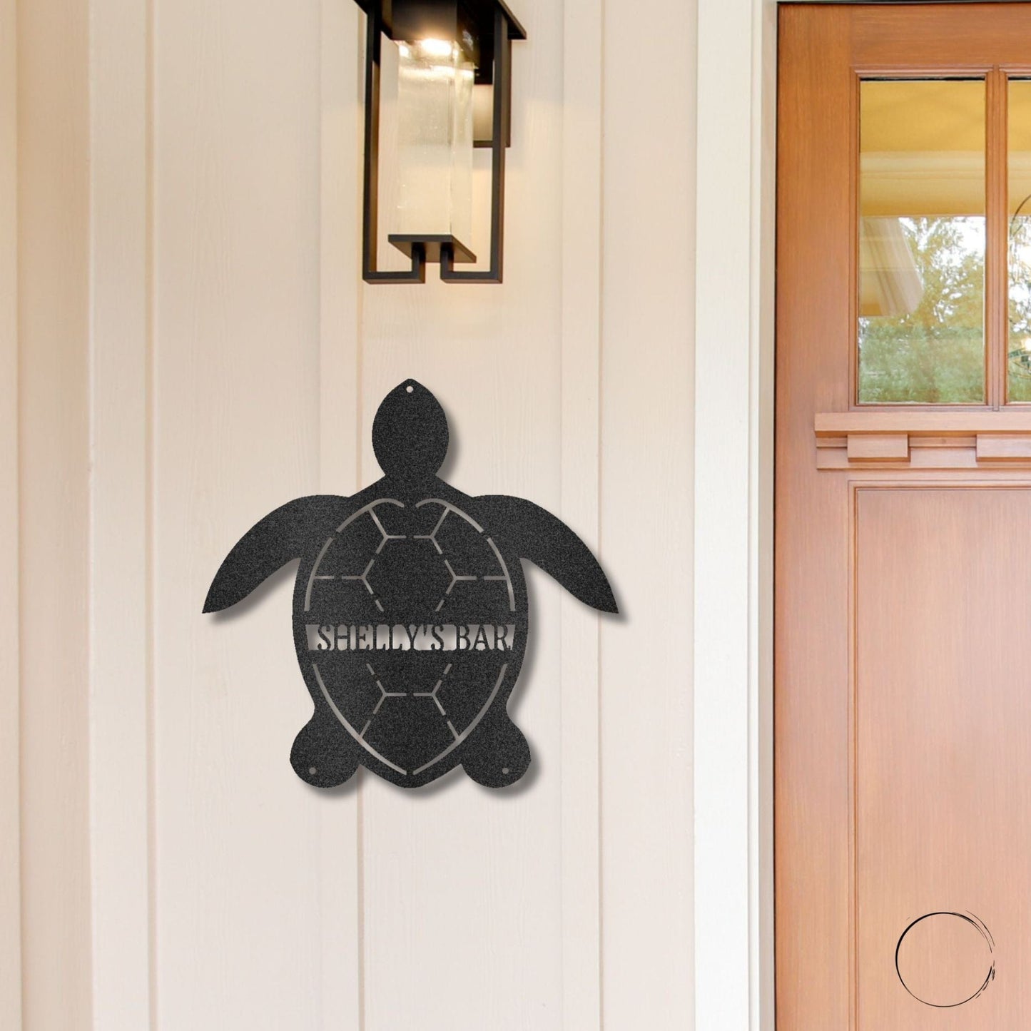 Sea Turtle Personalized Metal Art Wall Sign