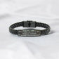 Funny Gifts for Afghan Hound Dog Lovers 'All I Care About Is My Afghan Hound And Maybe Three People' -  Engraved Stainless Steel Interlaced Leather Bracelet Birthday, Christmas Gift
