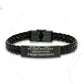 Funny Gifts for Afghan Hound Dog Lovers 'All I Care About Is My Afghan Hound And Maybe Three People' -  Engraved Stainless Steel Interlaced Leather Bracelet Birthday, Christmas Gift