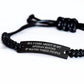 Funny Afghan Hound Dog Adjustable Interlaced Black Rope Engraved Bracelet - All I Care About Is My Afghan Hound and  Maybe Three People