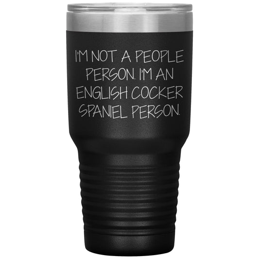 English Cocker Spaniel Dog Tumbler, Funny Quote, Gifts from Friends, for English Cocker Spaniel Dog Lovers, Christmas Unique Gifts