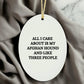 Funny Afghan Hound Dog Lover Gifts - Christmas Memorable Presents for Friends Who Say All I Care About are My Afghan Hound and Like Three People - Oval Ornament Decorations