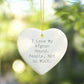 Funny Afghan Hound Dog Lover Gifts from Family, Christmas Unique Gifts for Friends, Heart Ornament with I Love My Afghan Hound People Not So Much Quote