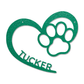 Personalized Puppy Love Metal Wall Art – Custom Dog Paw Heart Sign – Pet Name Metal Decor – Dog Lover Gift – Indoor Outdoor Steel Sign