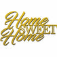 Home Sweet Home Steel Sign, Farmhouse Wall Decor, Script Wall Metal Art, Rustic Home Decor