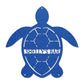 Personalized Sea Turtle Metal Sign, Beach House Decor, Coastal Wall Art