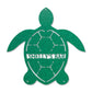 Personalized Sea Turtle Metal Sign, Beach House Decor, Coastal Wall Art