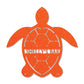 Personalized Sea Turtle Metal Sign, Beach House Decor, Coastal Wall Art