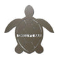 Personalized Sea Turtle Metal Sign, Beach House Decor, Coastal Wall Art